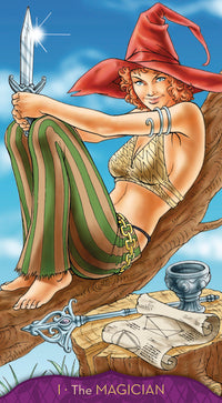 Teen Witch Tarot 78 Card Deck and Instructional Booklet Spell Work Young Witch
