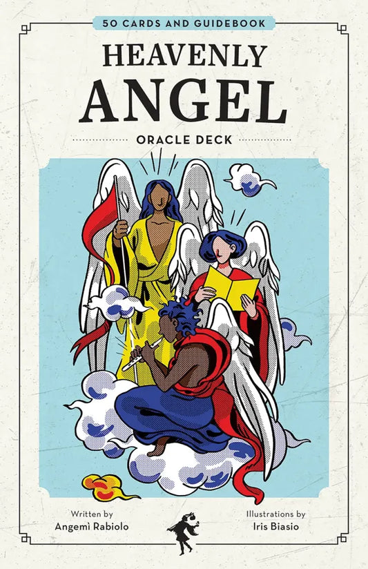 Heavenly Angel Oracle Deck 50 Celstial Cards 64 Page Full Color Guidebook