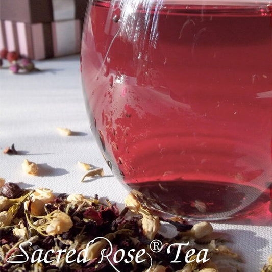Beloved® Sacred Rose Organic Herbal Tea for Twin Souls Twin Flames Romance Your Lover Herbal Tea For Being Loved Beloved Lovers