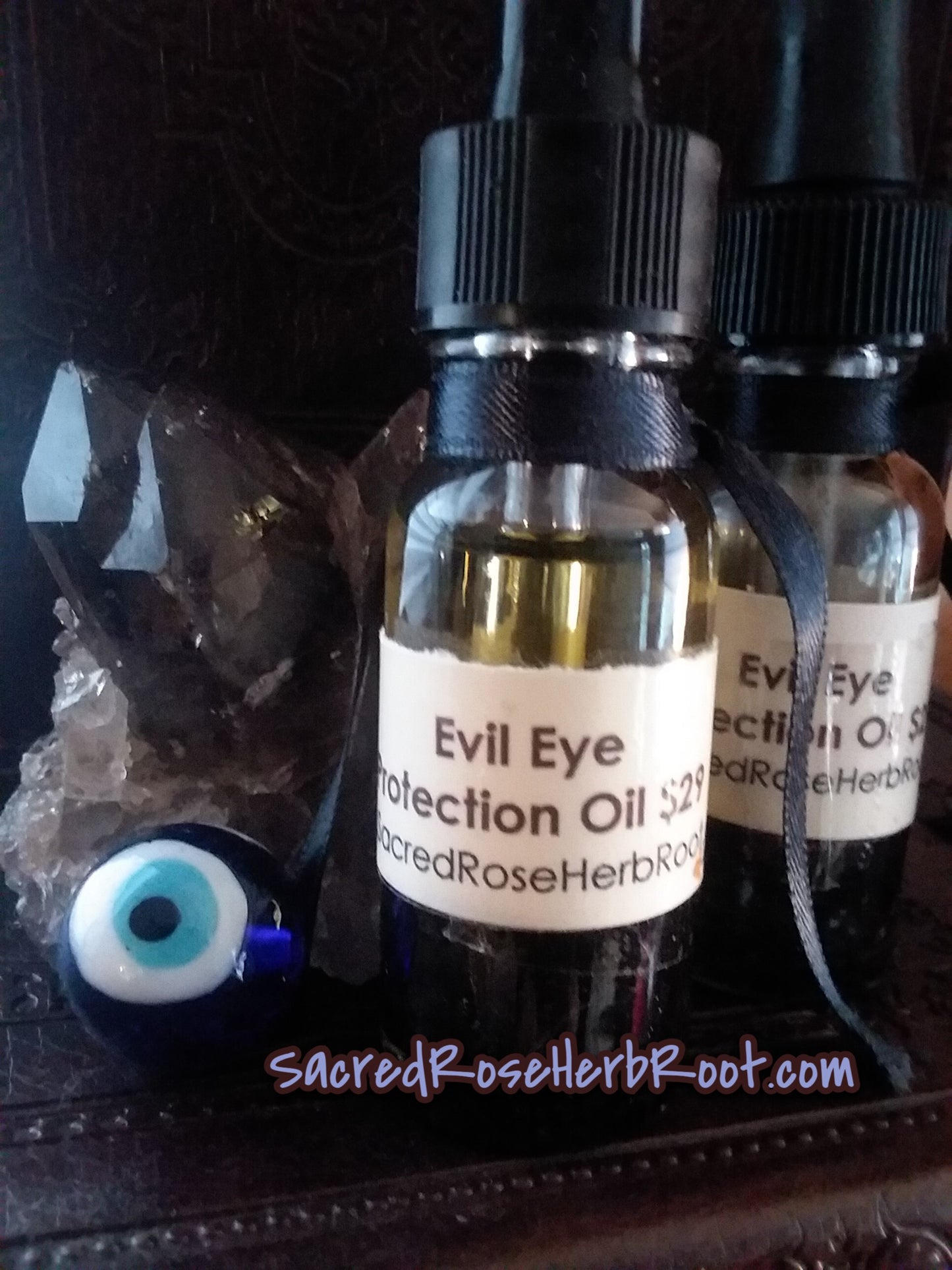 Evil Eye Protection Oil Ward Off the Curse of the Evil Eye Ritual Protective Repel Negativity Warding Oil