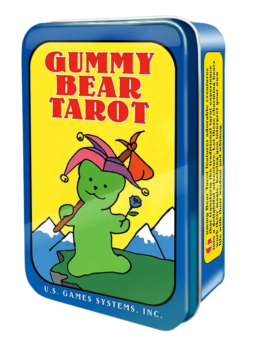 Gummy Bear Tarot Deck Keepsake Tin Pocket-Sized Deck Instruction Booklet