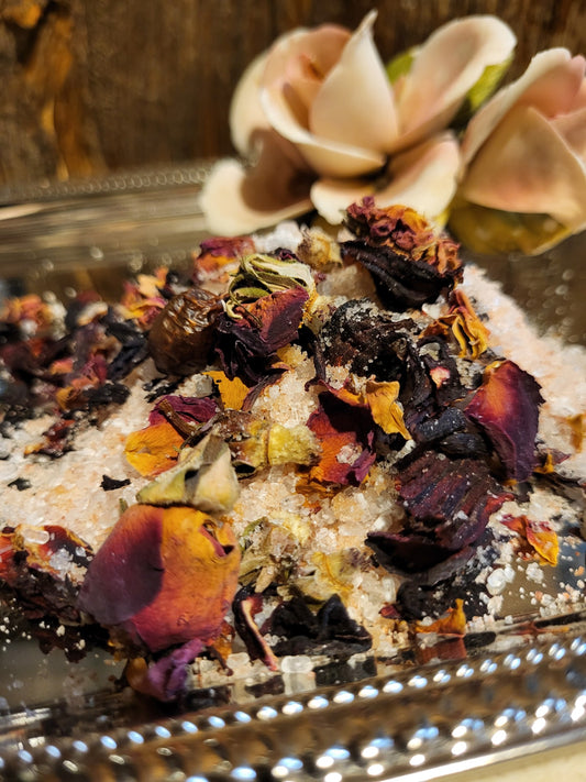 Hibiscus Rose Feminine Divine Spiritual Bath Salts