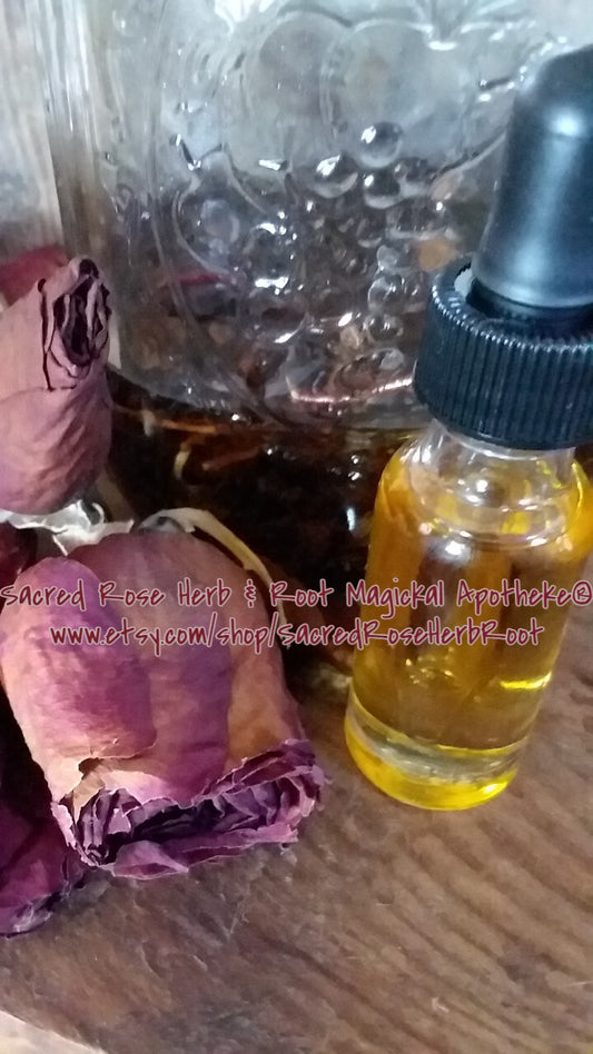 Rose Magica Ritual Anointing Oil Anti-Anxiety Stress Relief Plant Remedies Potions