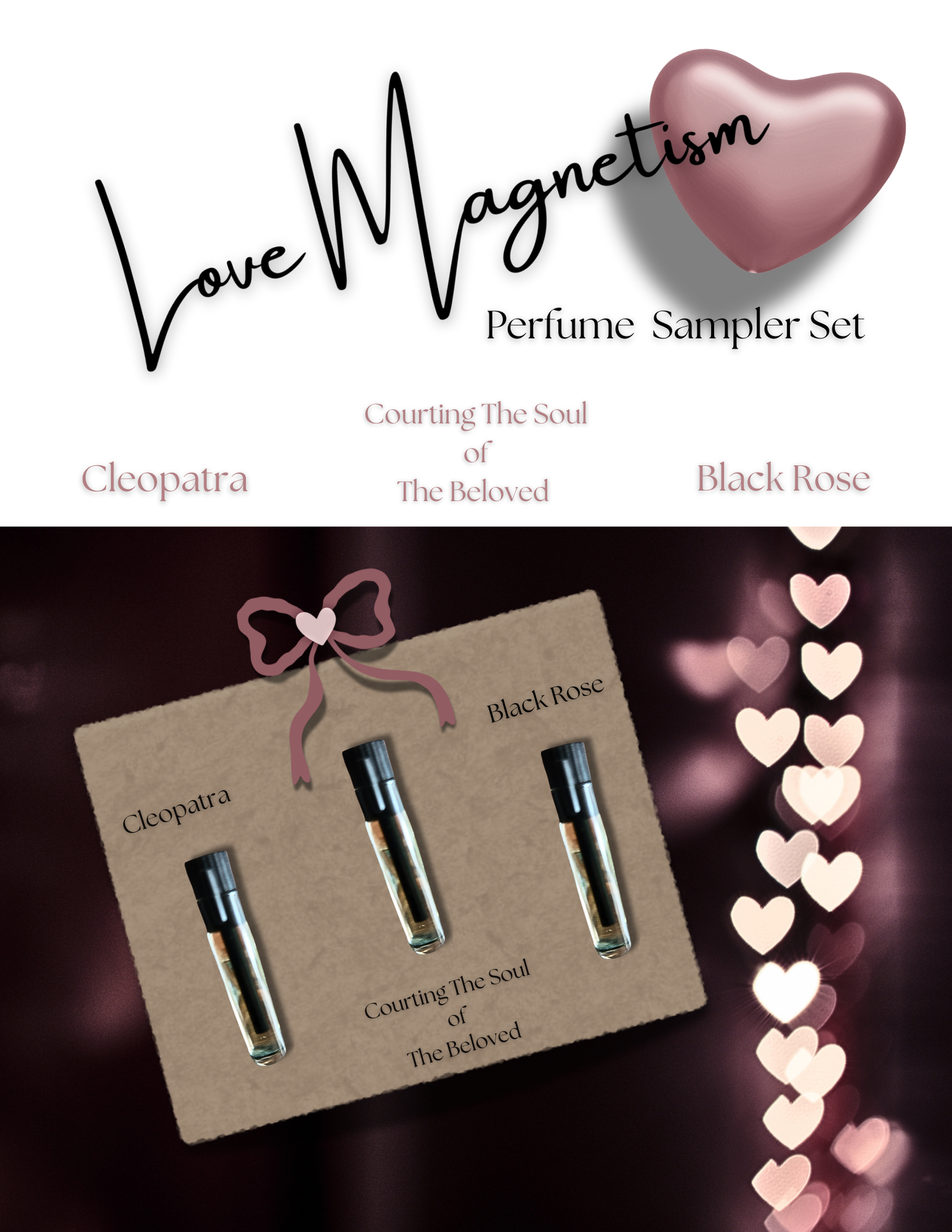Love Magnetism Perfume Sampler Set Sample Sale