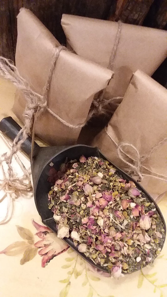 Invocation of Spring Sacred Rose® Organic Herbal Tea Ēostre Offering Ostara Ritual Tea Organic Fragrant Tea Muses Goddess Spring Magick Tea