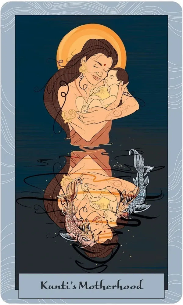 Wisdom from the Epics of Hind 50 Card Deck 172 Page Guidebook Self Help Oracle