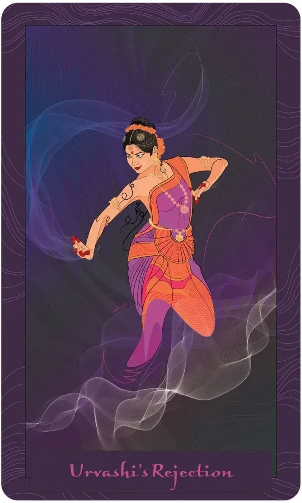 Wisdom from the Epics of Hind 50 Card Deck 172 Page Guidebook Self Help Oracle