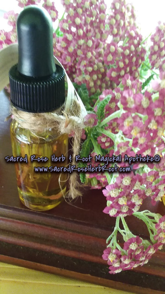 Herbal Body Anointing - Sacred Rose Herb & Root-Deep Healing Touch- Herbal Application, to Neck Scalp, Arms, Legs- for PTSD, Panic Attacks