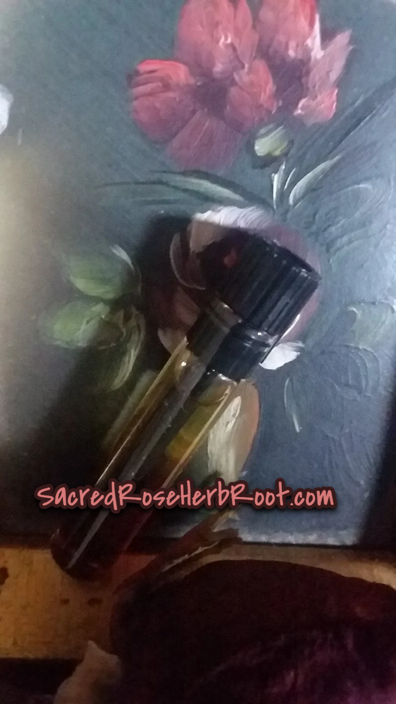 Black Widow Enchantress Perfume Potion Sample Vial Exotic Charms Black Vanilla Black Amber Oud Black Musk Sacred Woods Sacred Plant Pharmako Opulent