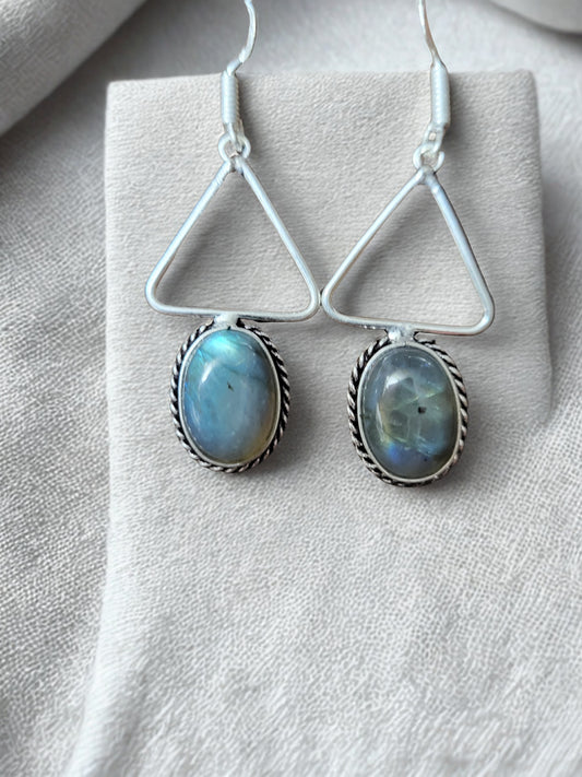 Labradorite Earrings Gemstone Earring Gem Jewelry