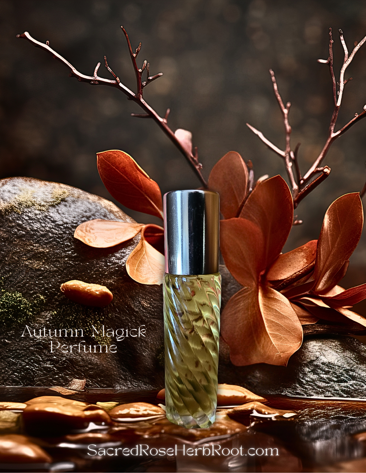 Autumn Magick® Perfume by Sacred Rose Herb & Root® is a Fragrant Key That Opens the Gate Into Your Deeper Wisdom