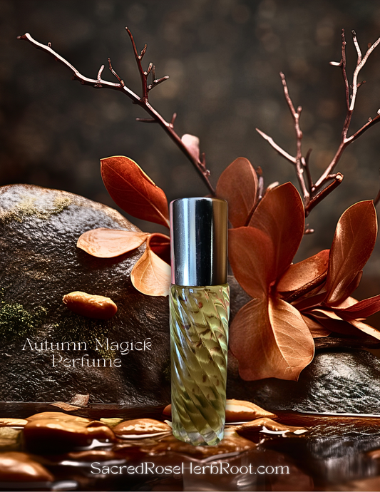 Autumn Magick® Perfume by Sacred Rose Herb & Root® is a Fragrant Key That Opens the Gate Into Your Deeper Wisdom