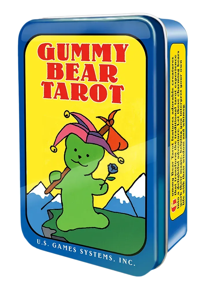 Gummy Bear Tarot Deck Keepsake Tin Pocket-Sized Deck Instruction Booklet