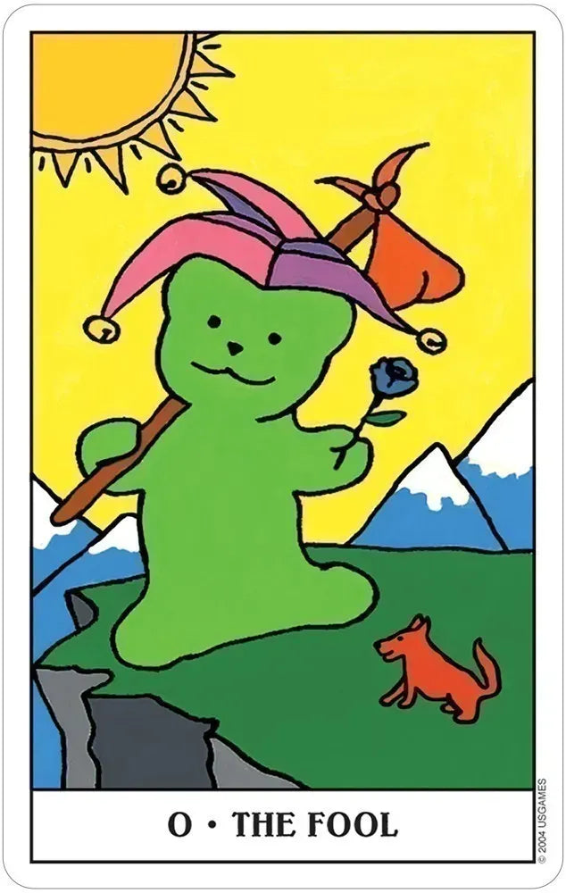 Gummy Bear Tarot Deck Keepsake Tin Pocket-Sized Deck Instruction Booklet