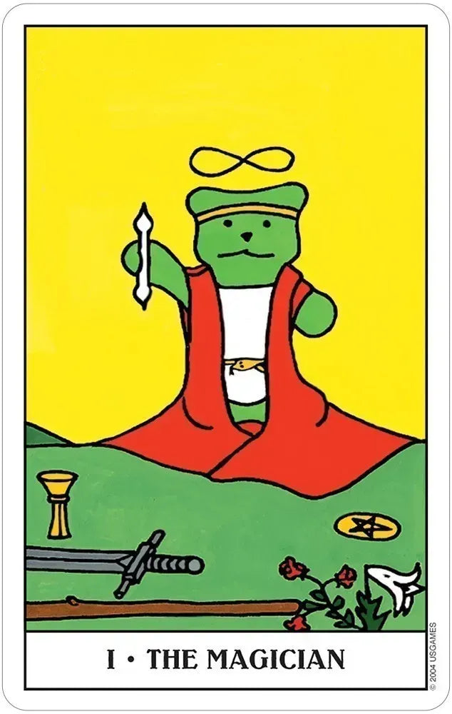Gummy Bear Tarot Deck Keepsake Tin Pocket-Sized Deck Instruction Booklet