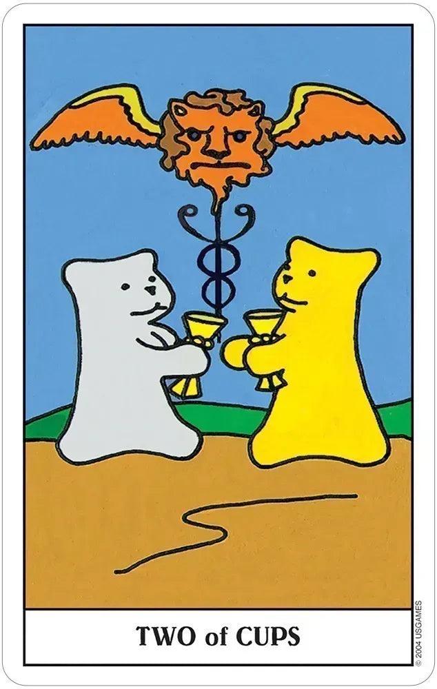 Gummy Bear Tarot Deck Keepsake Tin Pocket-Sized Deck Instruction Booklet