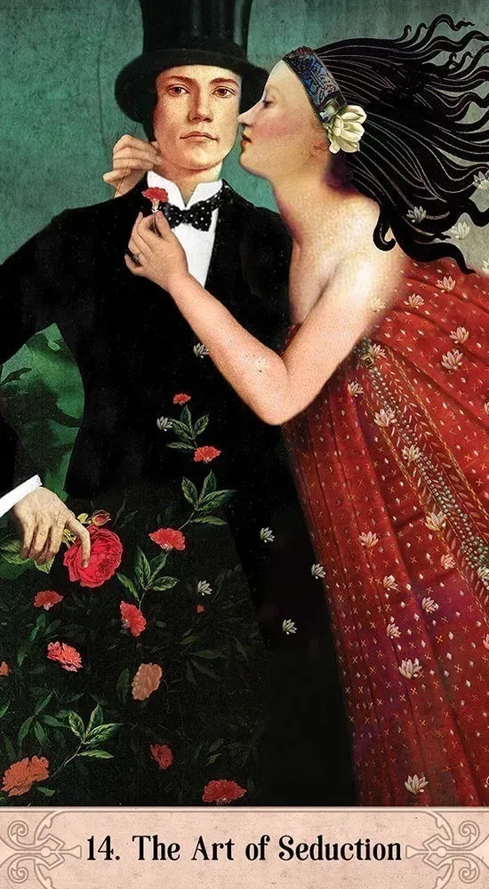 Oracle of Mystical Moments 52 Vintage Oracle Cards 44 Page Instruction Guidebook