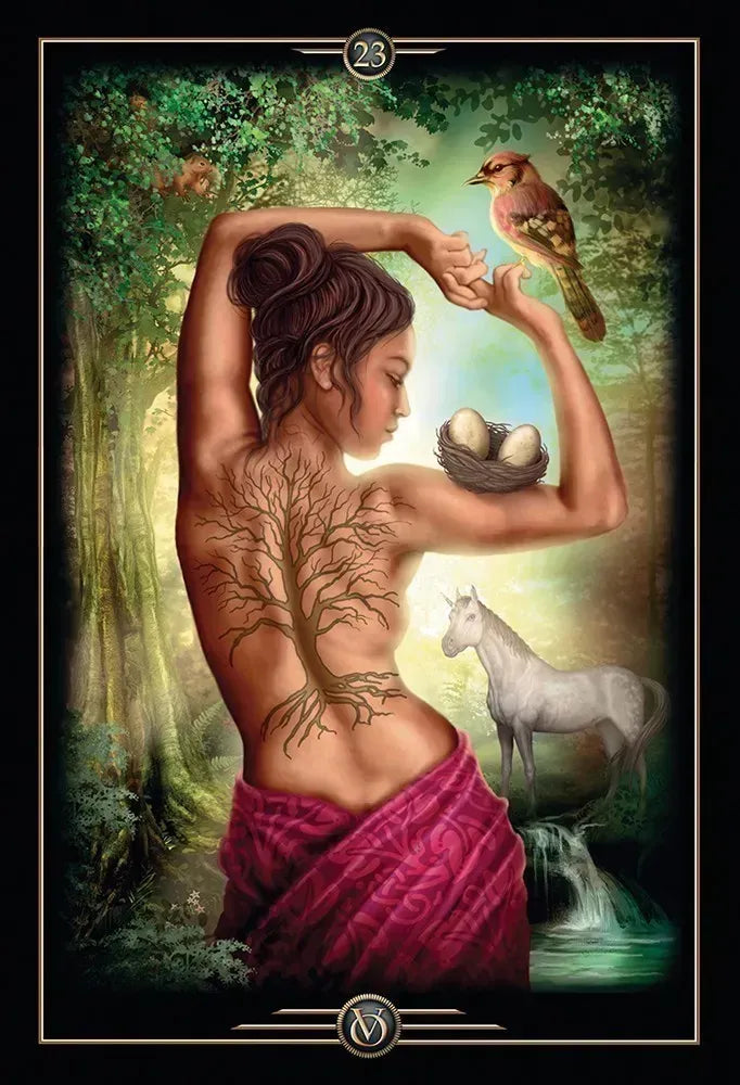 Oracle of Visions Victorian Influenced Theater and Carnival  52 Cards 140 Page Guidebook