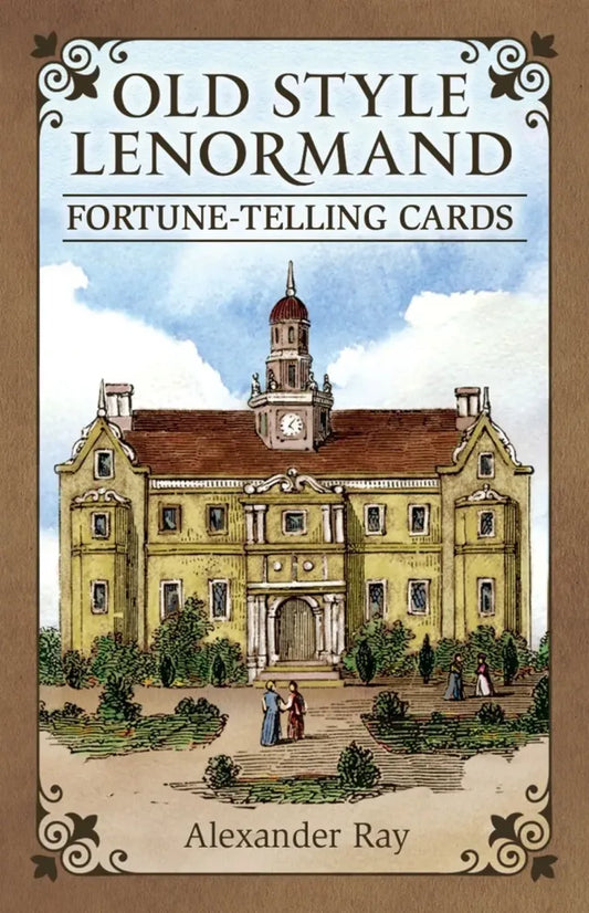 Old Style Lenormand Antique Style 38 Cards 92 Page Illustrated Guide Booklet