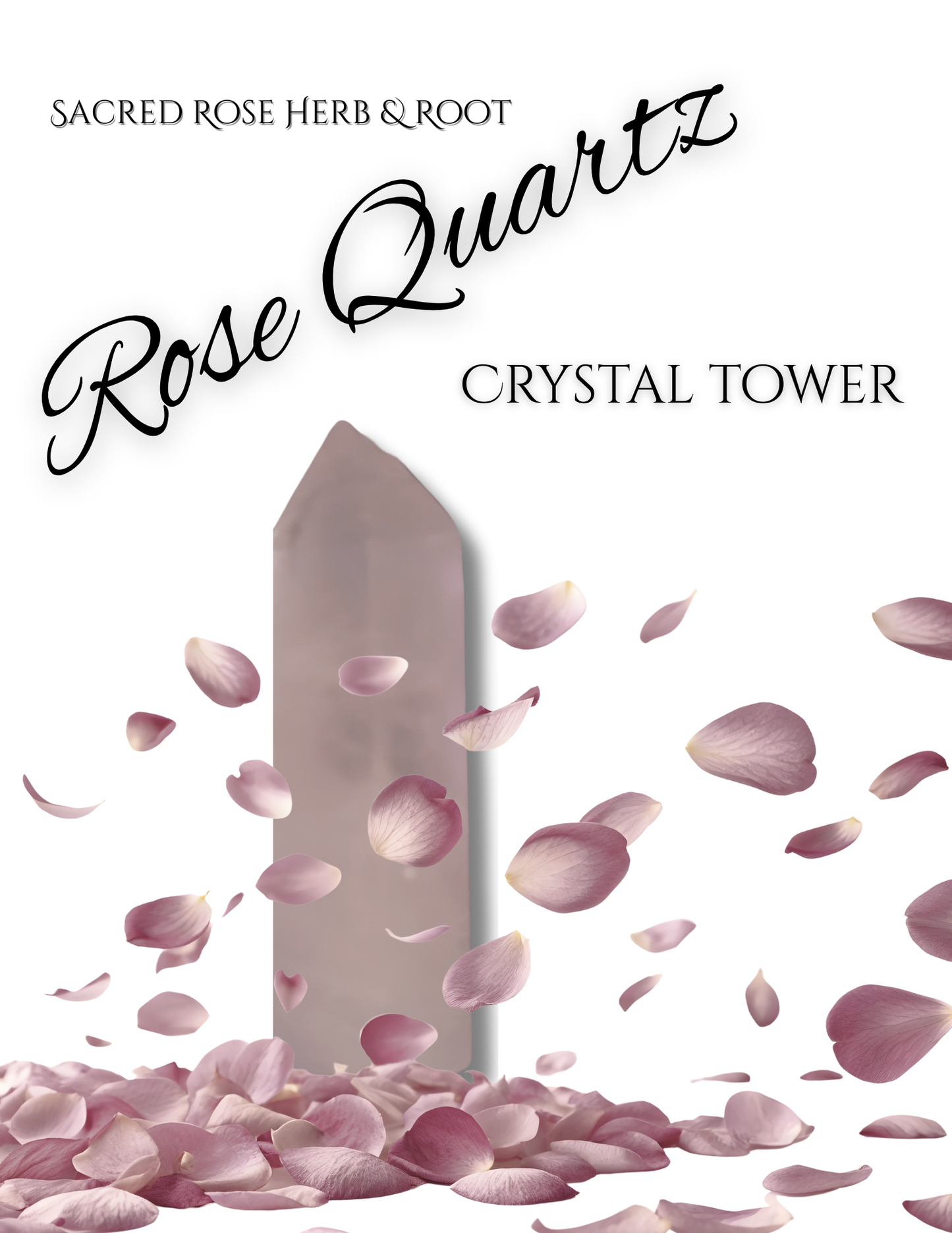 Rose Quartz Tower Crystal Tower Polished Point
