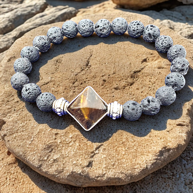 Tiger Eye Lava Rock Diffuser Bracelet Crystal Gemstone Jewelry