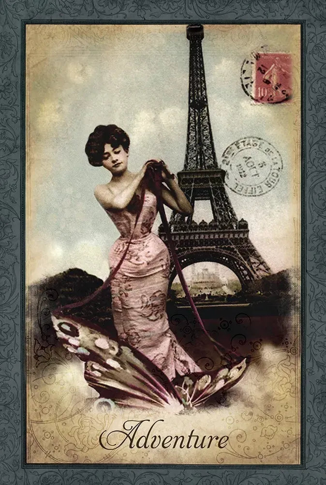 Vintage Wisdom Oracle French Vintage Feminine Wisdom Cards