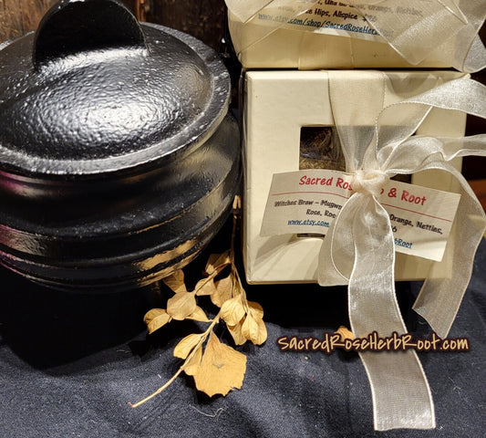 Witches Brew Potent Magickal Concoction Imbibed During Full Moon Magickal Tea for Witches Gifts Tea Witch
