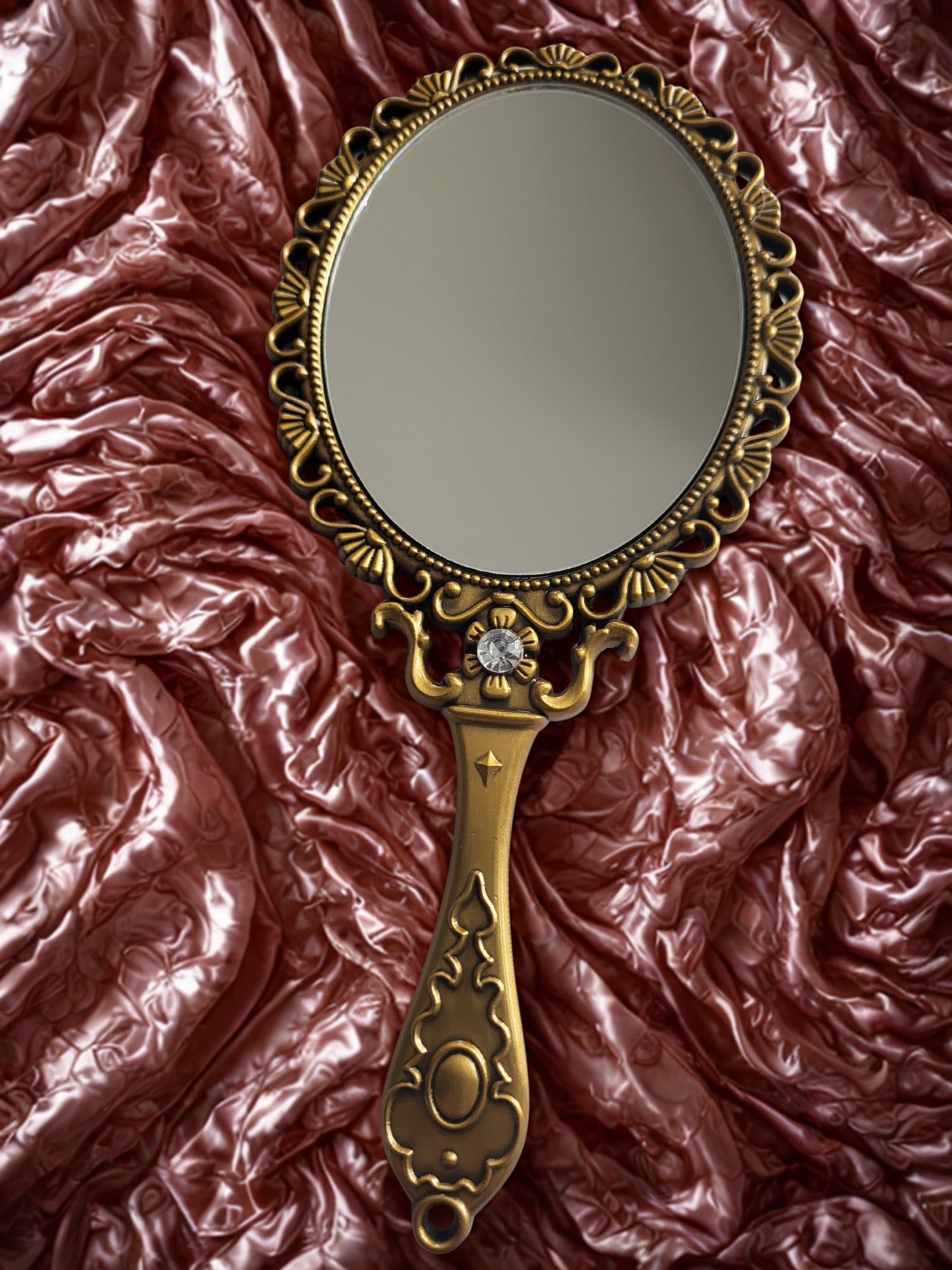 Beautiful Vintage Style Rose Hand Mirror